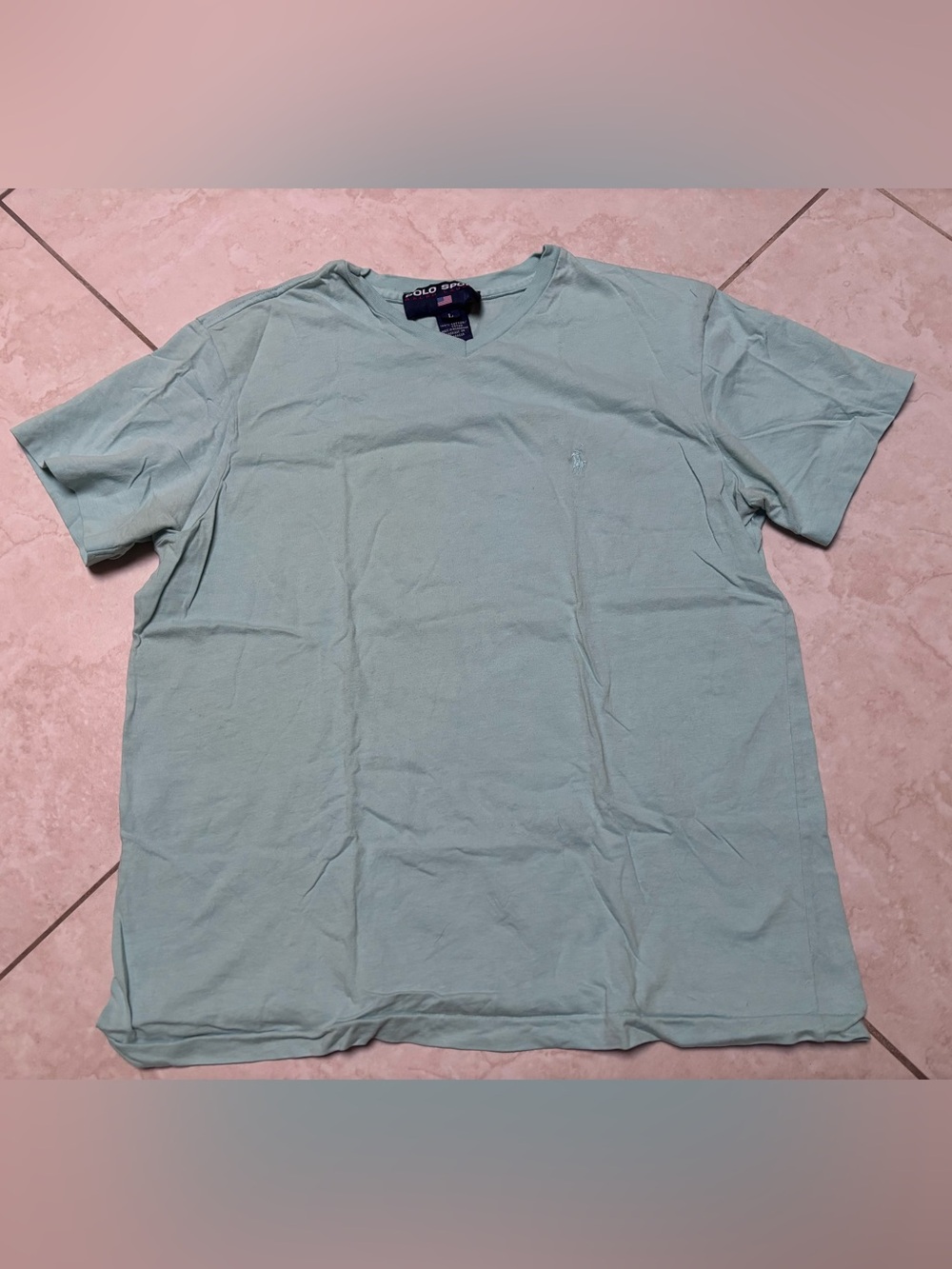 Polo by Ralph Lauren Mint Green Crew Neck Short Sleeve Tee